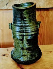灰釉花入