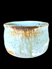 Z-１０　白自然釉茶碗