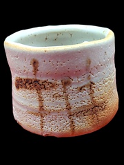 志野茶盌